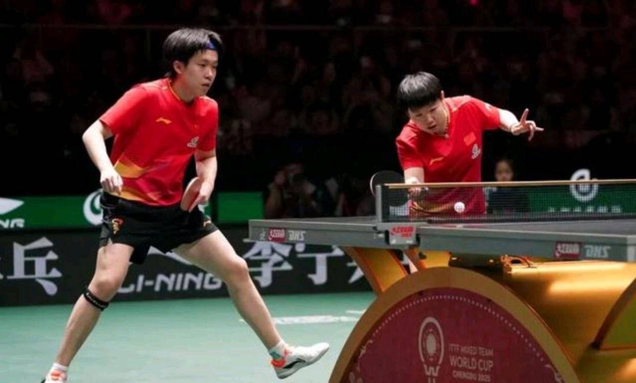 乒联混合团体王楚钦/孙颖莎3比0的总比分胜伊沃·本/阿拉波维奇
