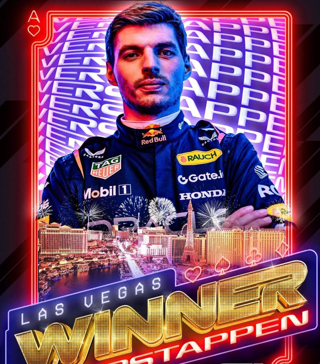 世界杯平台-F1拉斯维加斯站正赛：维斯塔潘夺冠紧追诺里斯，汉密尔顿队尾发车抢到1分